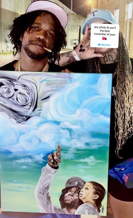 Acrylic on canvas